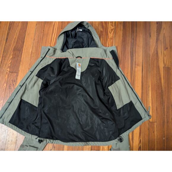 Carhartt For Women Beige Windbreaker Jacket Size XS - Picture 4 of 7